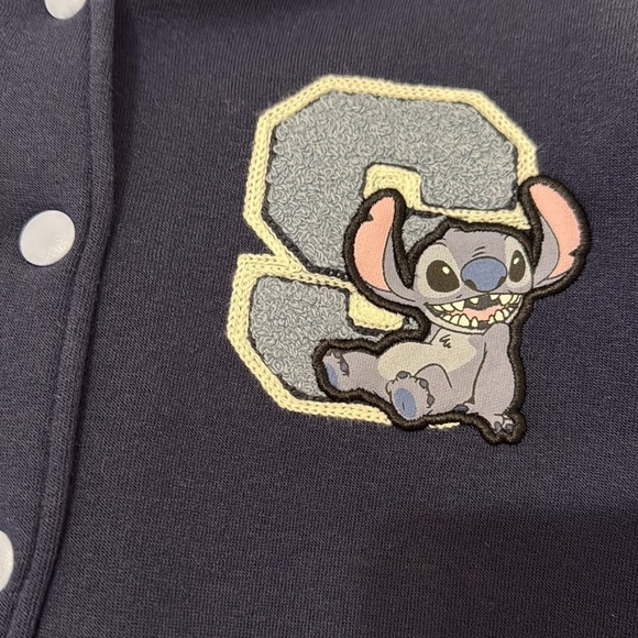 Kids Navy Blue and Light Blue Stitch Sweatshirt - Picture 2 of 6